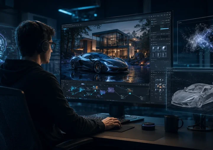 AI-Powered 3D Rendering